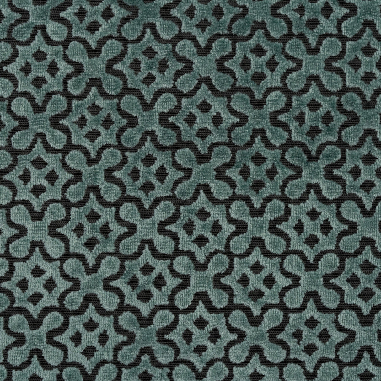 Burnout Velvet Upholstery Fabric Jigsaw by the Yard