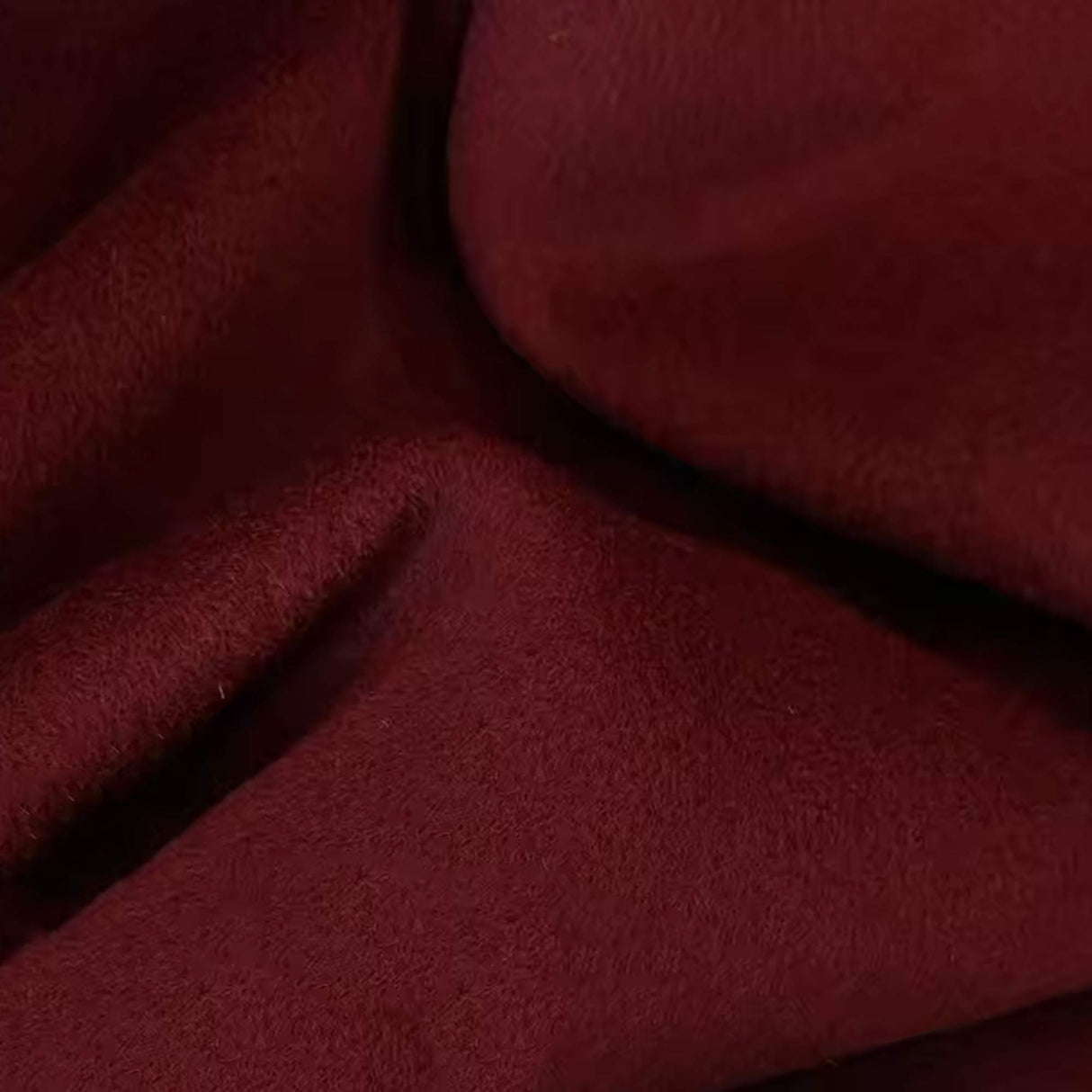 High End Thickened Autumn Winter Cashmere Wool Woolen Fabric Fabric Solid Color Wool Clothing DIY Cashmere Coat Fabric Low Price