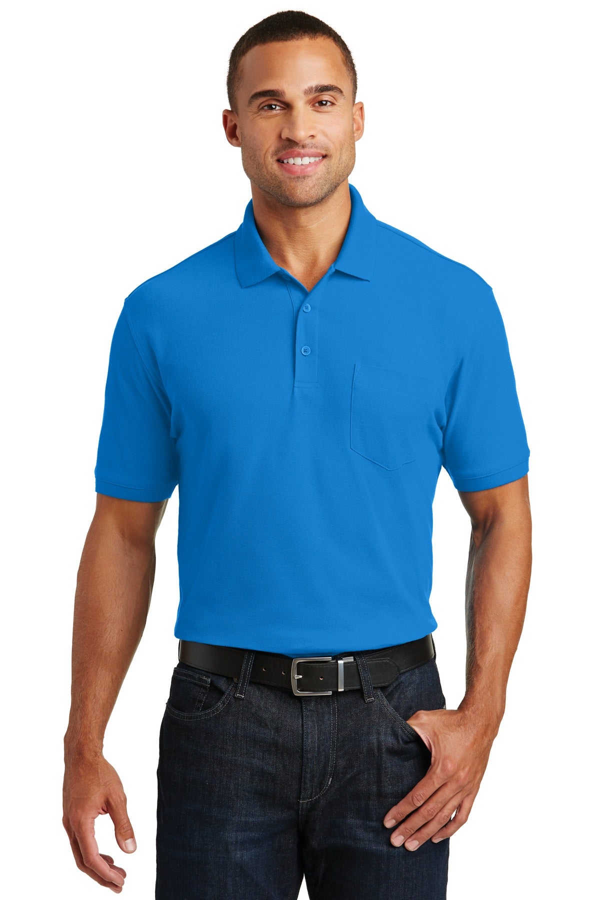 Port Authority® Core Classic Pique Pocket Polo