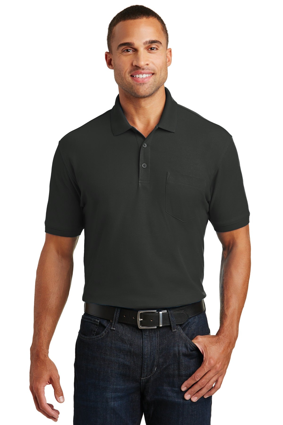 Port Authority® Core Classic Pique Pocket Polo