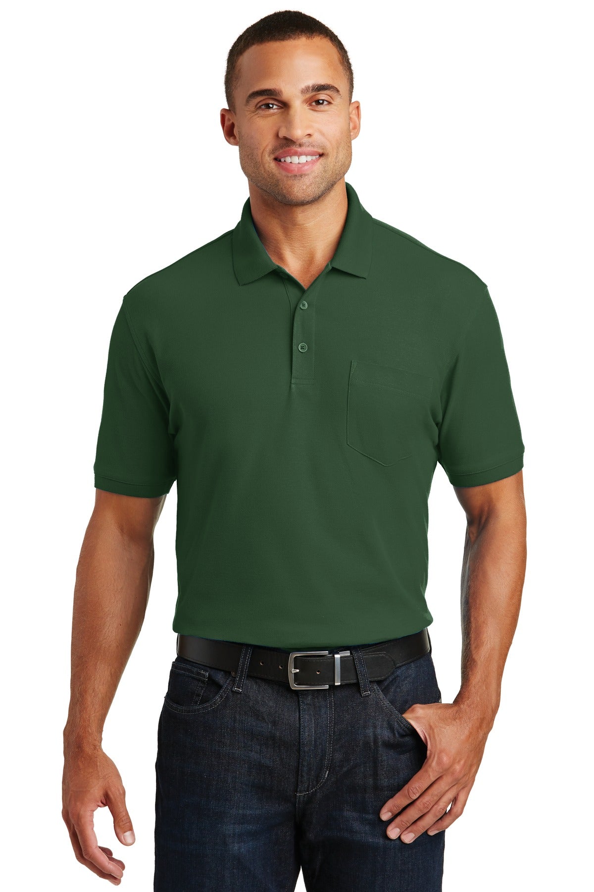 Port Authority® Core Classic Pique Pocket Polo