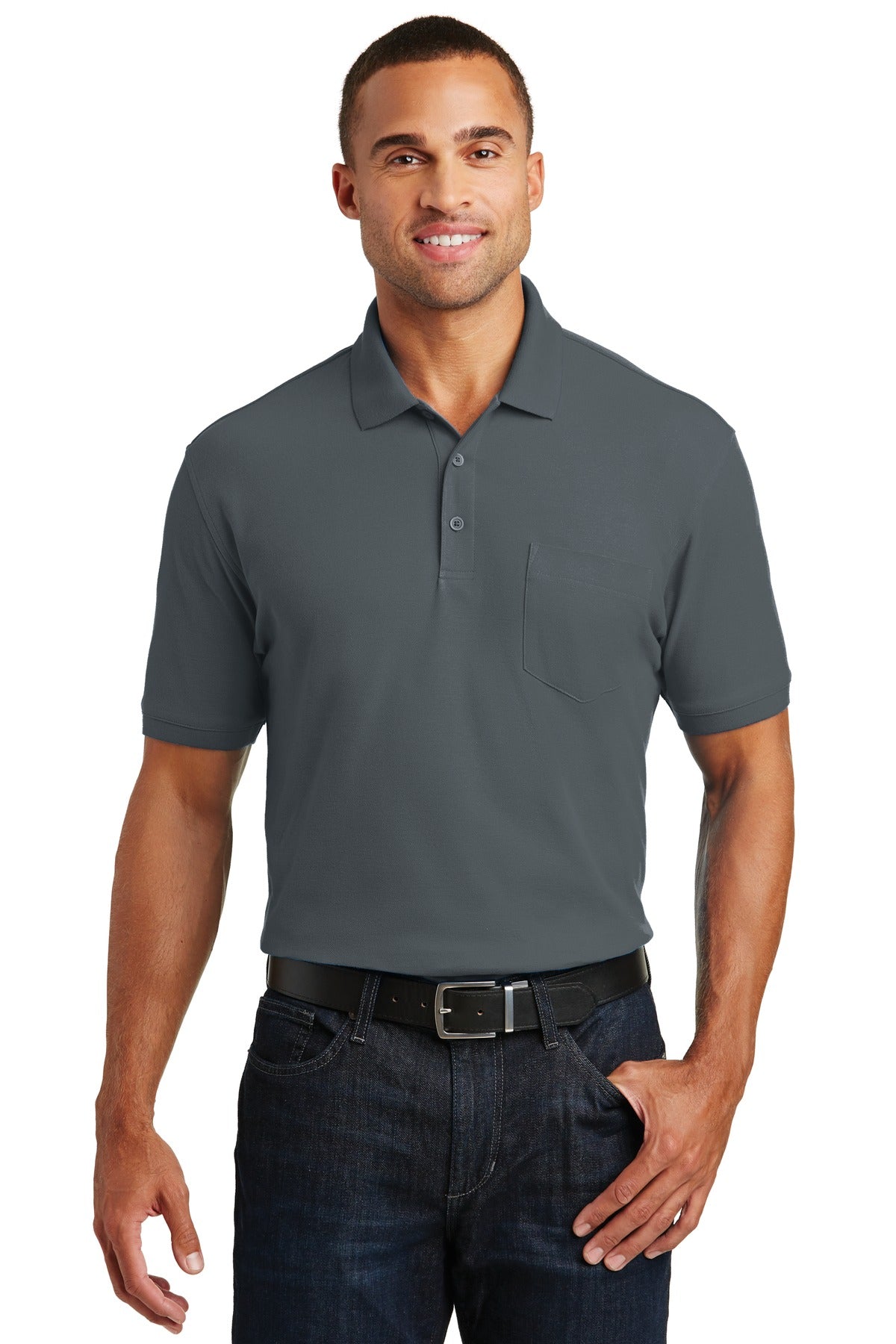 Port Authority® Core Classic Pique Pocket Polo