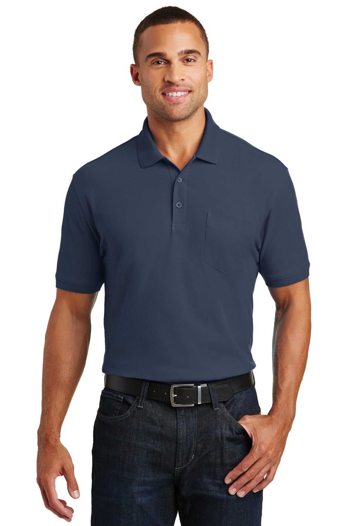 Port Authority® Core Classic Pique Pocket Polo