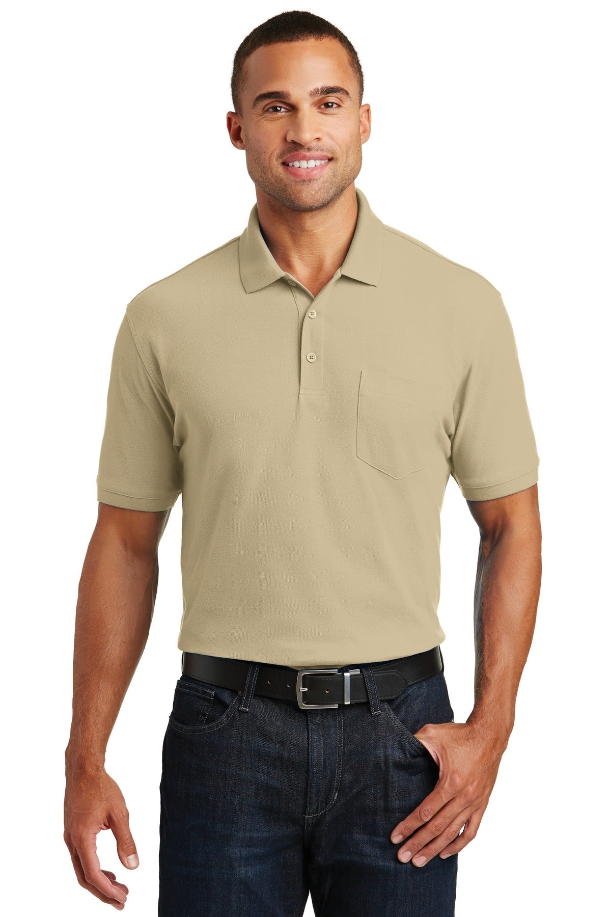 Port Authority® Core Classic Pique Pocket Polo