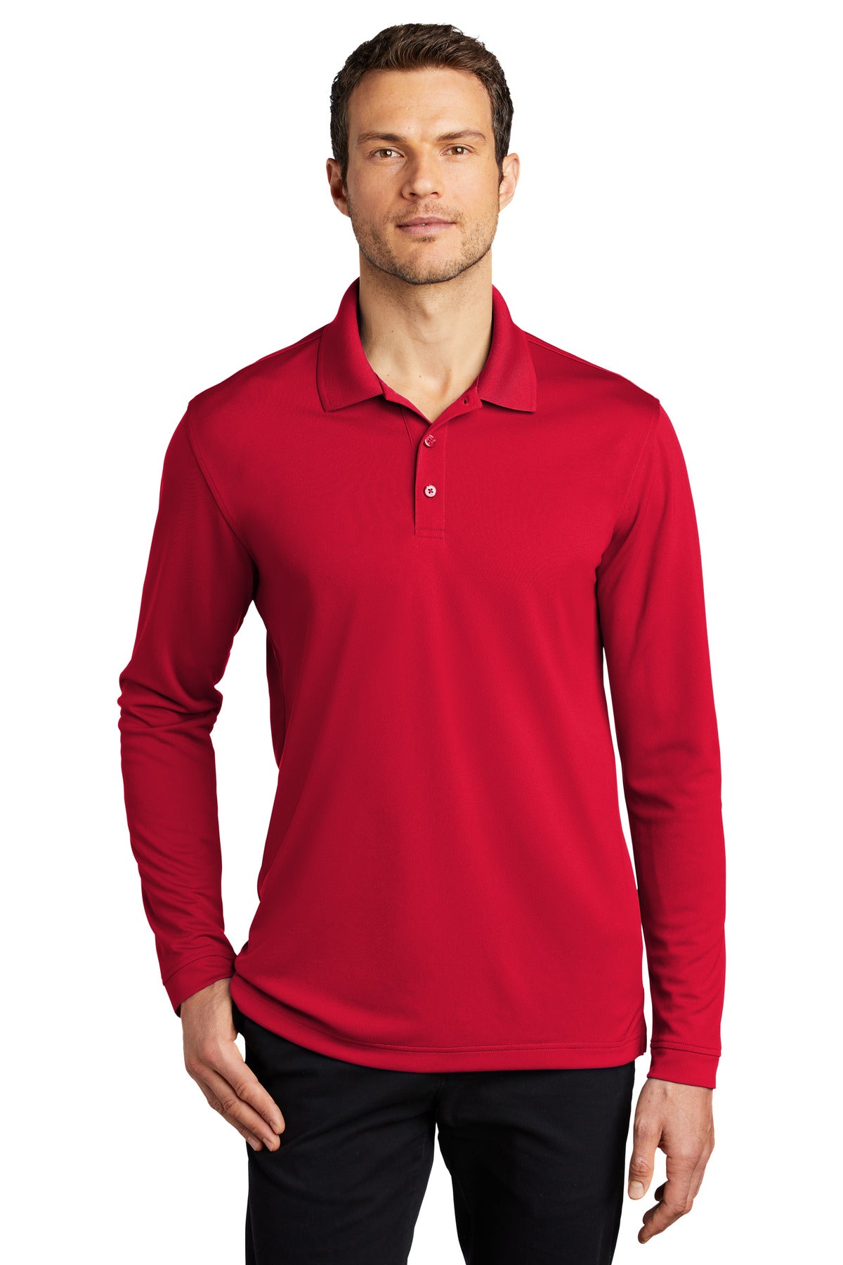 Port Authority ® Dry Zone ® UV Micro-Mesh Long Sleeve Polo
