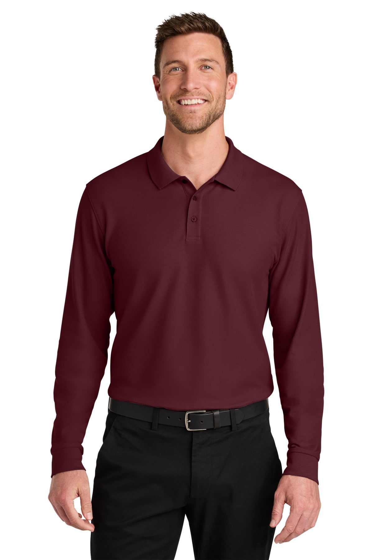 Port Authority® Wearever Signature Long Sleeve Polo