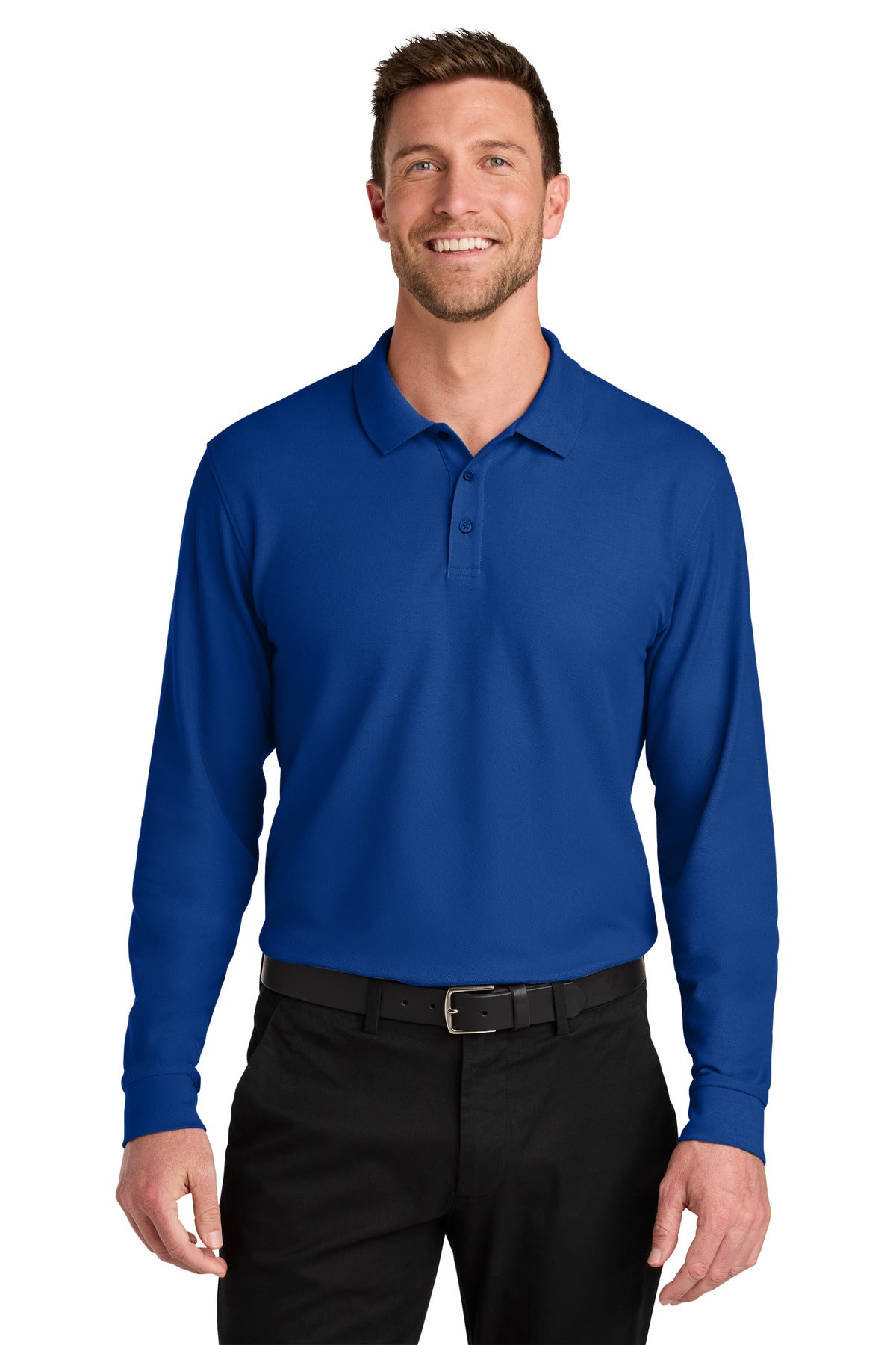Port Authority® Wearever Signature Long Sleeve Polo