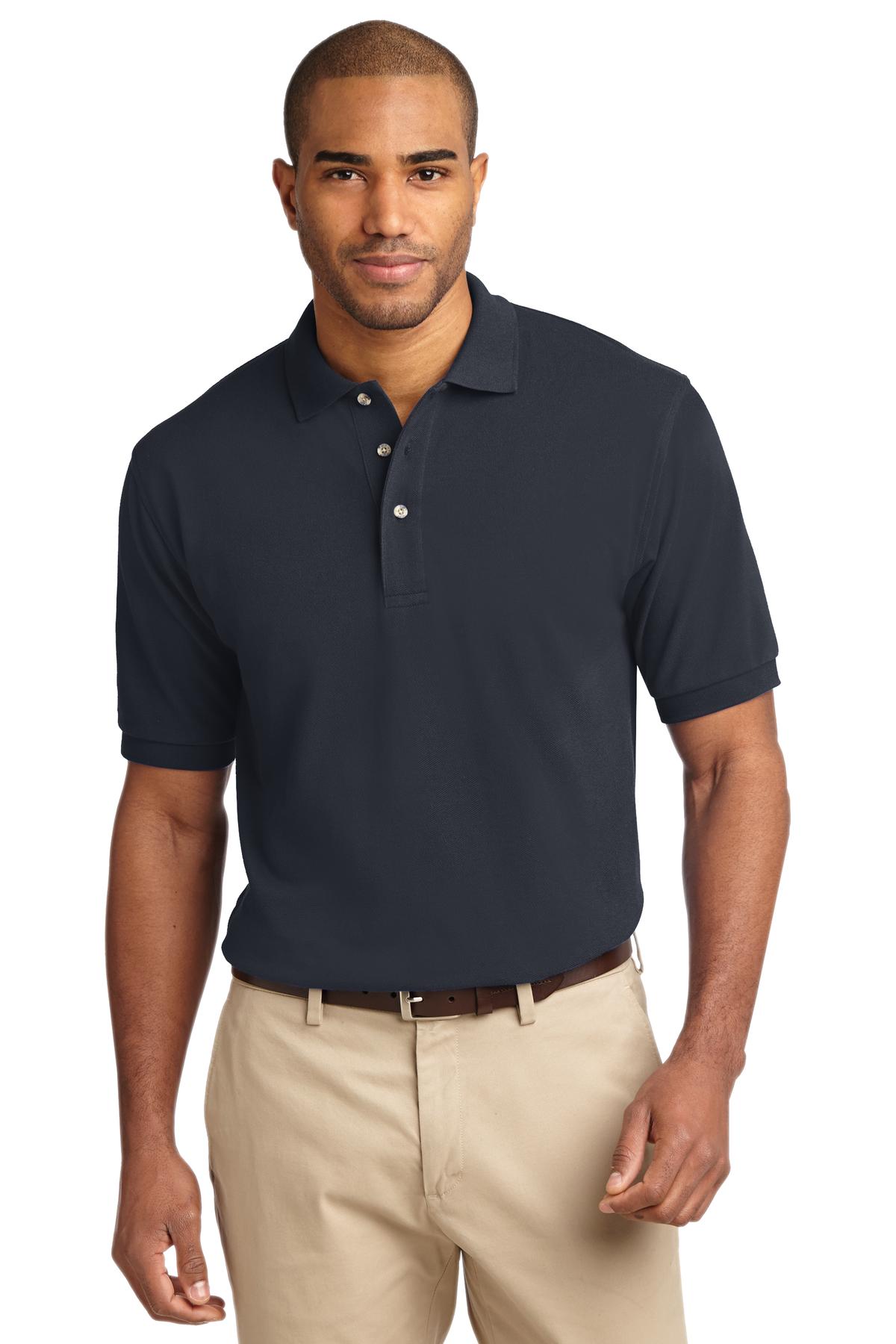 Port Authority® Heavyweight Cotton Pique Polo