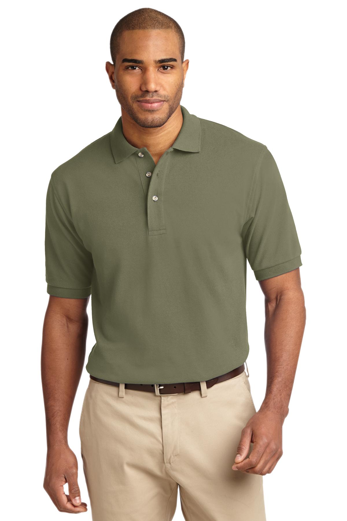 Port Authority® Heavyweight Cotton Pique Polo