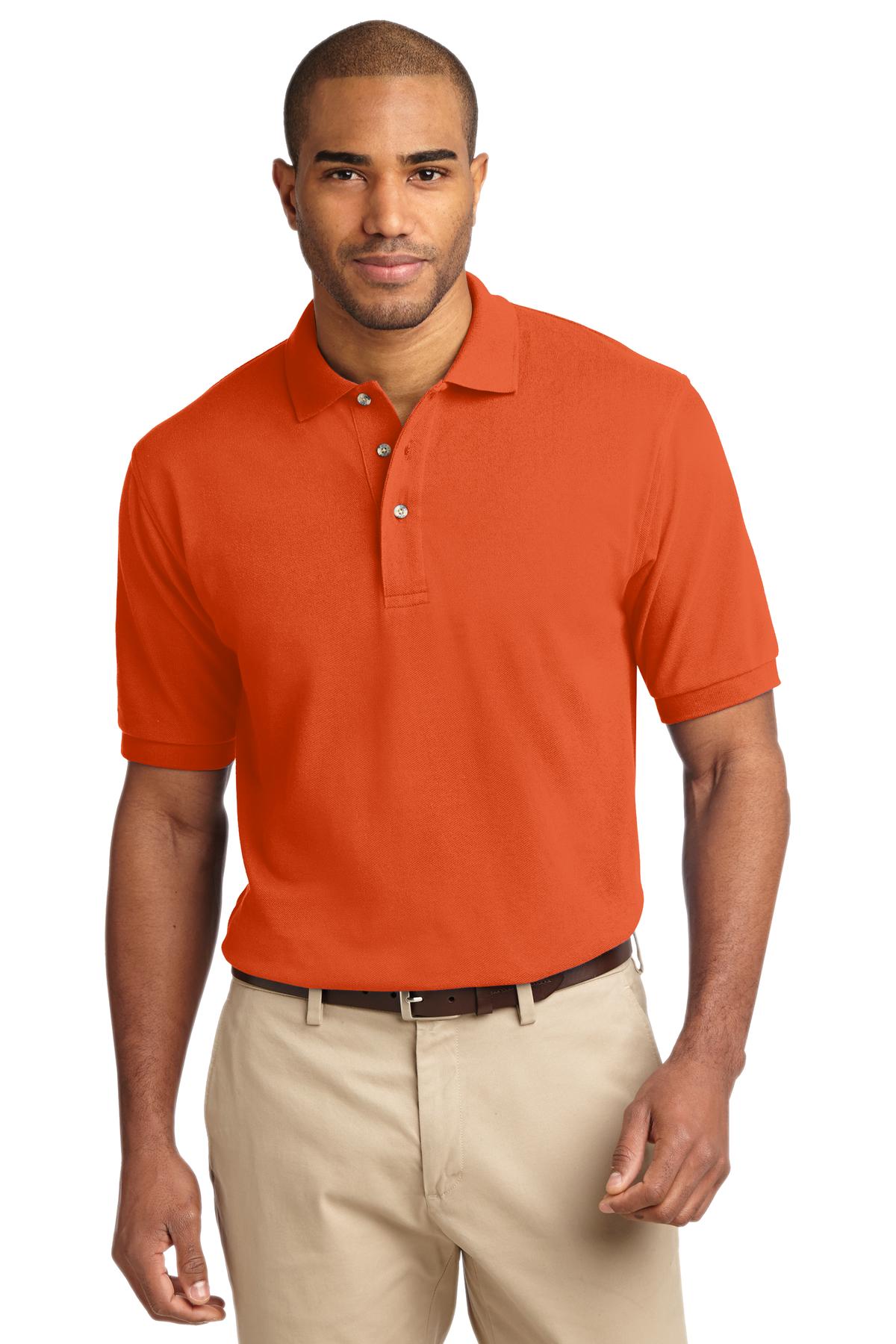 Port Authority® Heavyweight Cotton Pique Polo