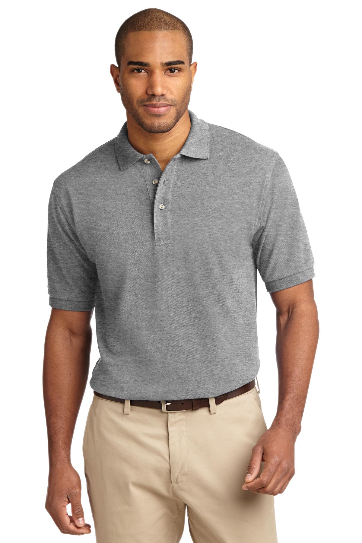 Port Authority® Heavyweight Cotton Pique Polo