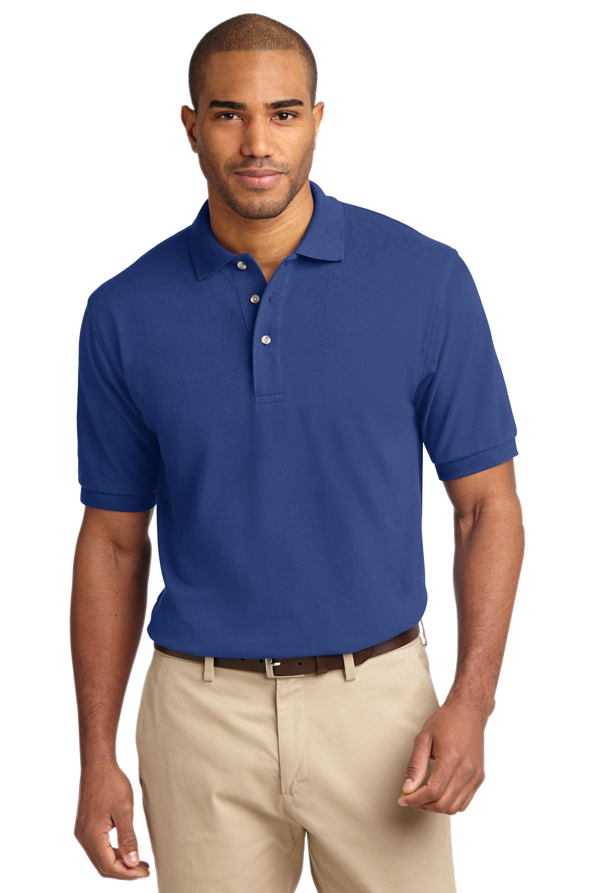 Port Authority® Heavyweight Cotton Pique Polo