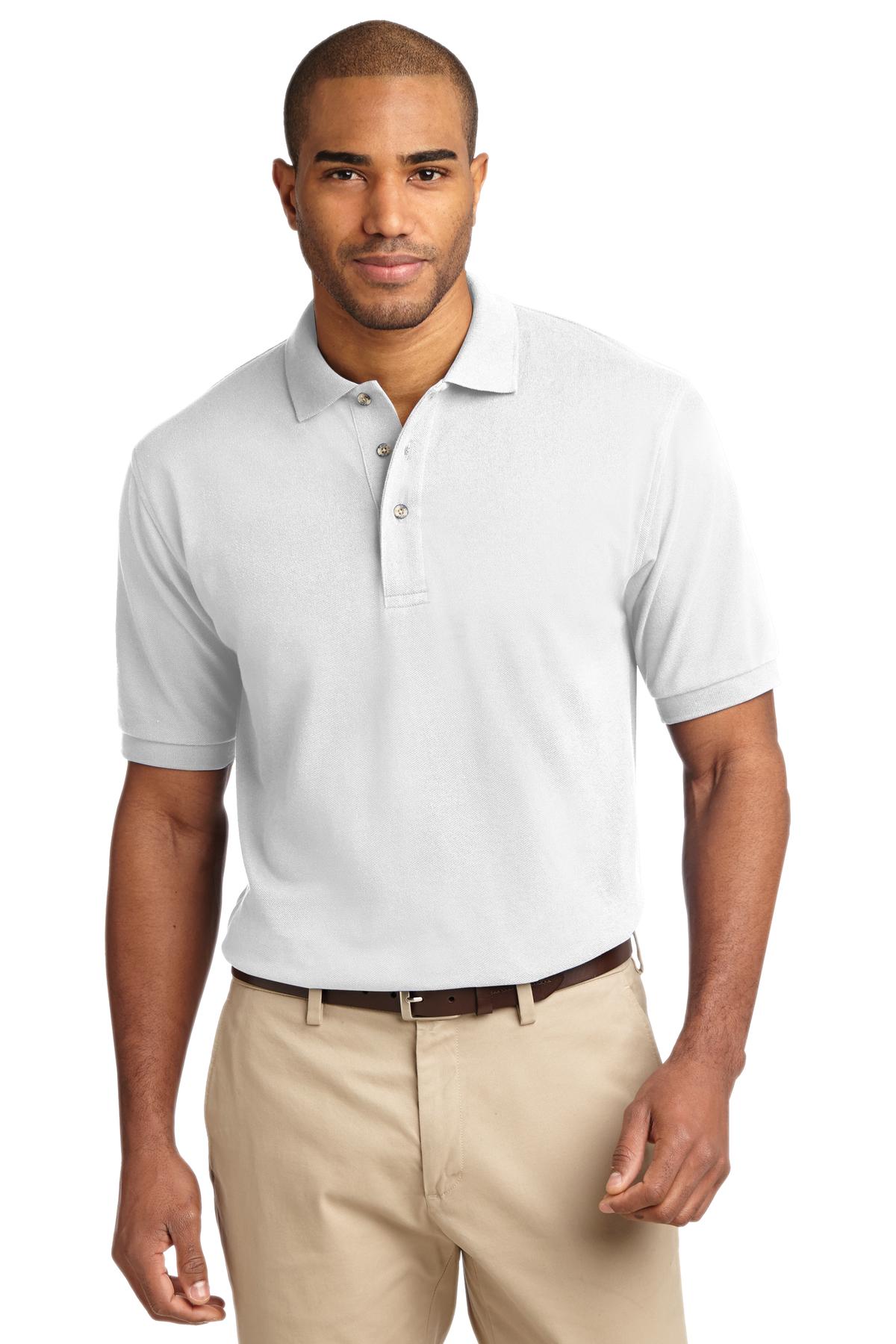 Port Authority® Heavyweight Cotton Pique Polo