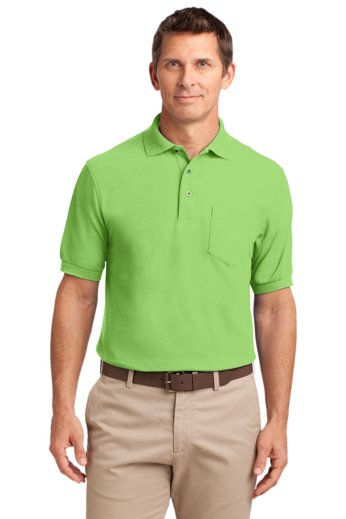 Port Authority® Silk Touch™ Polo with Pocket