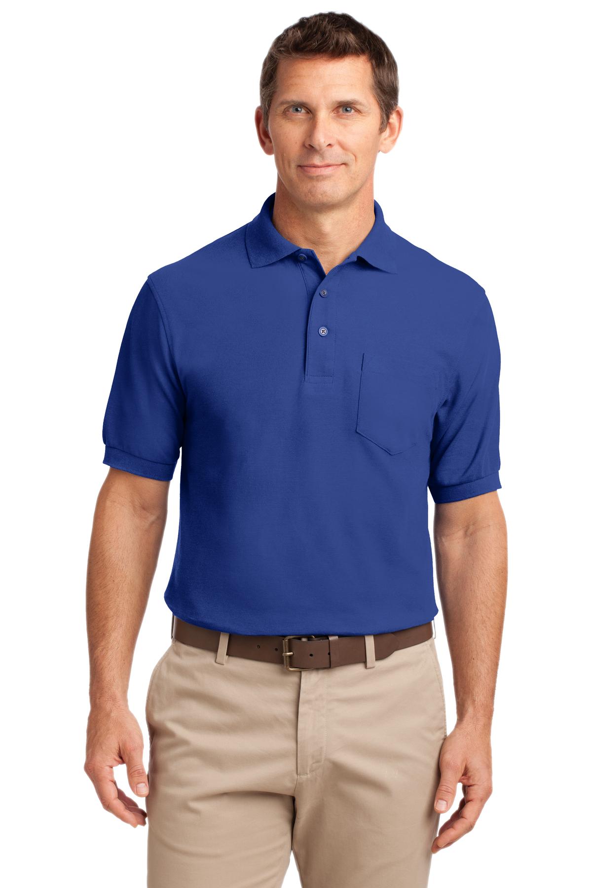Port Authority® Silk Touch™ Polo with Pocket