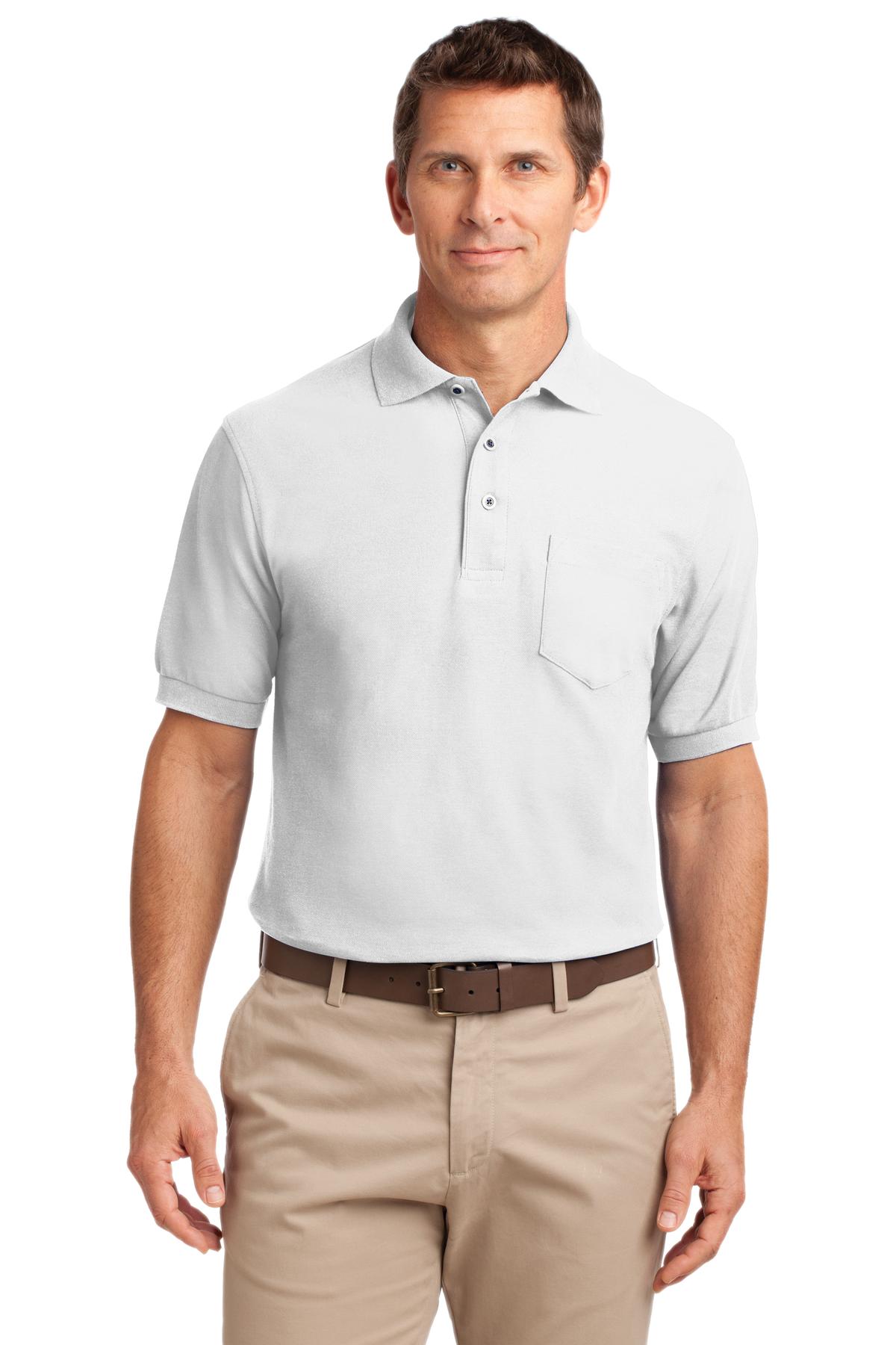 Port Authority® Silk Touch™ Polo with Pocket
