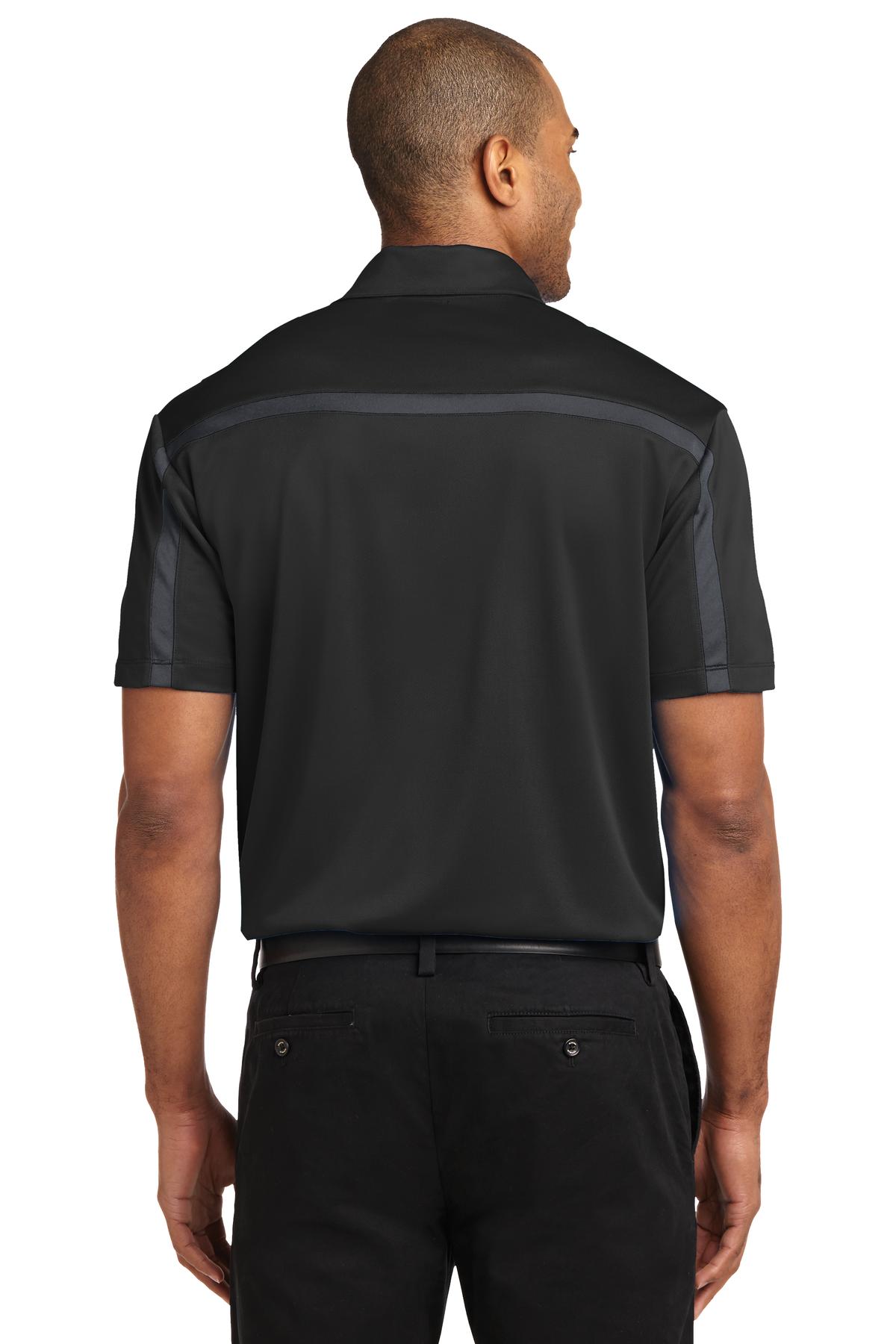 Port Authority® Silk Touch™ Performance Colorblock Stripe Polo