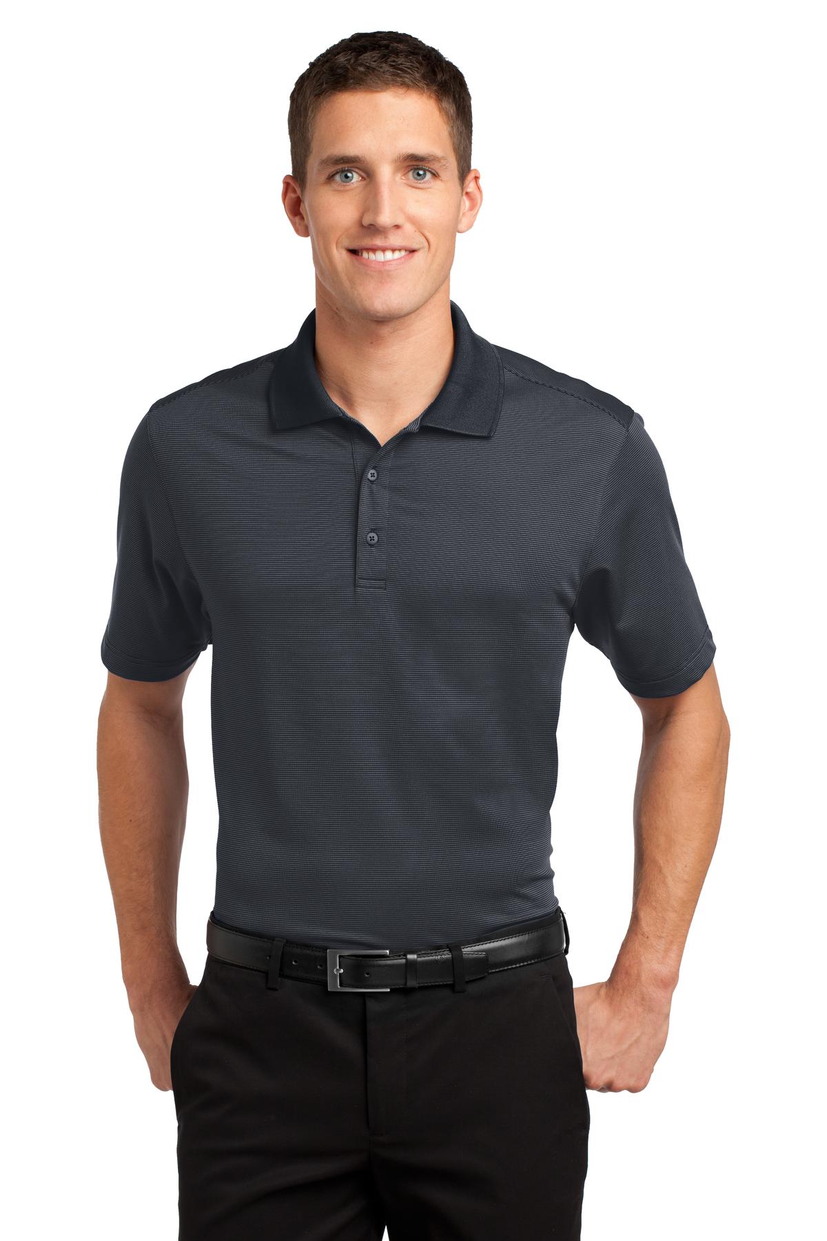 Port Authority® Fine Stripe Performance Polo