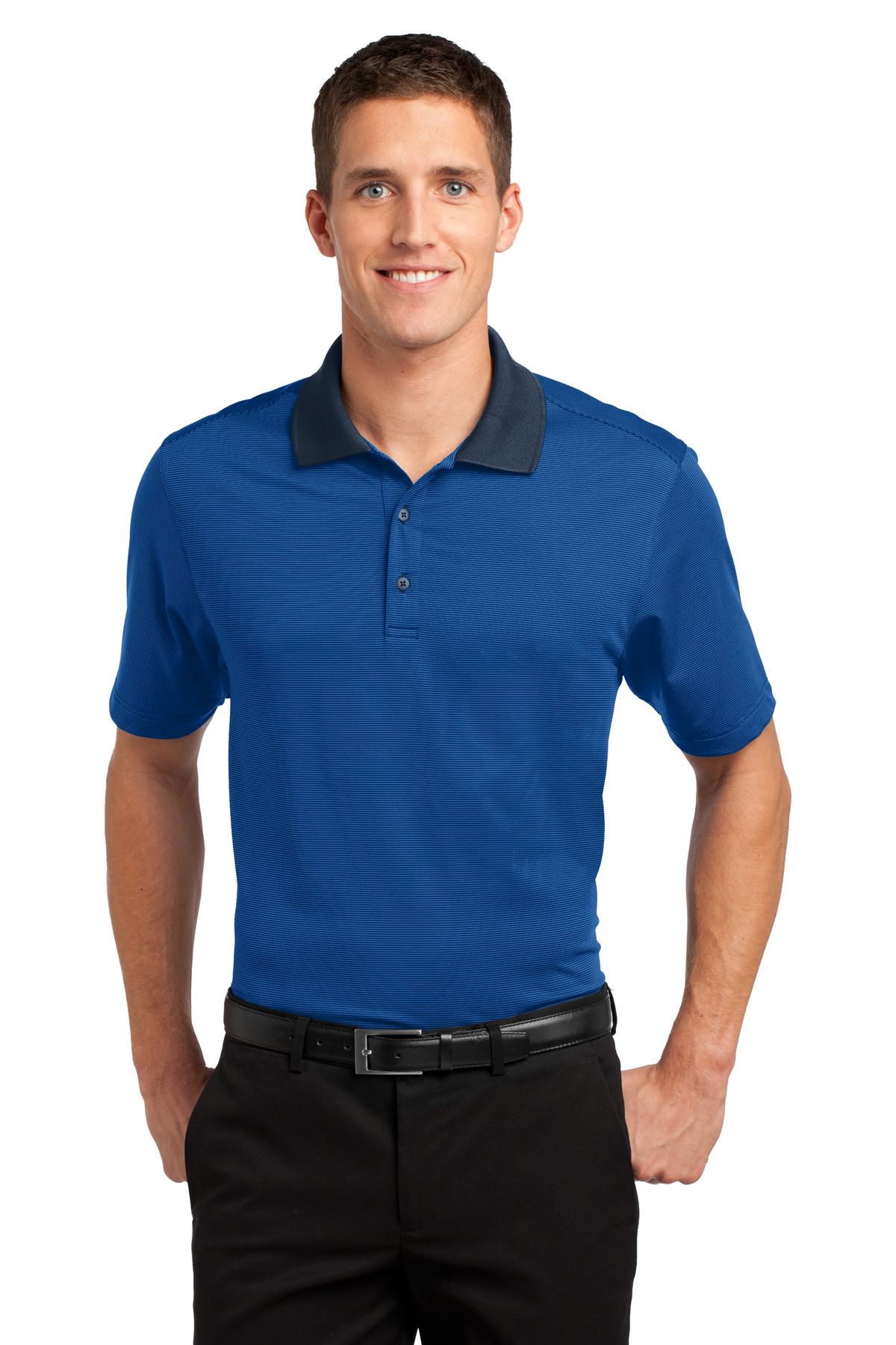Port Authority® Fine Stripe Performance Polo