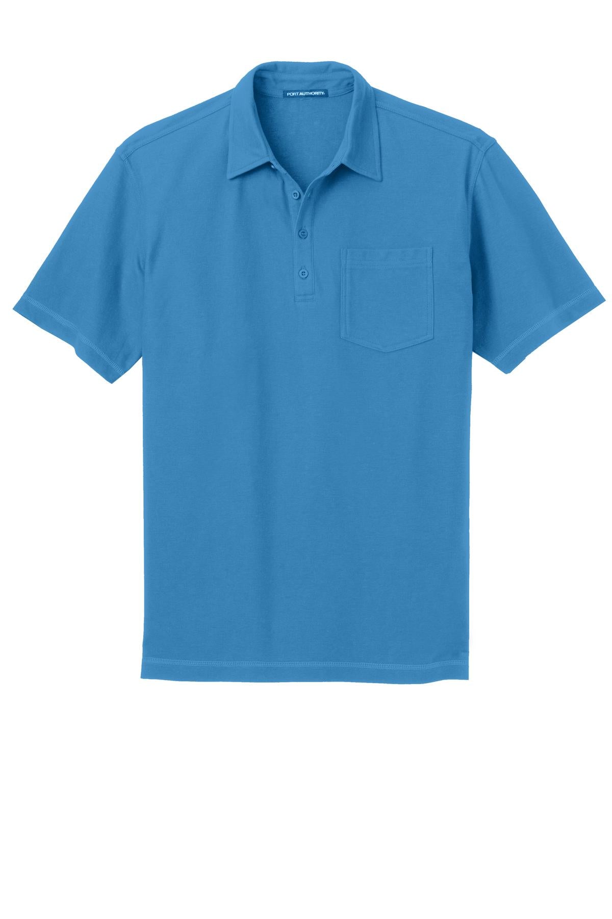 Port Authority® Modern Stain-Resistant Pocket Polo