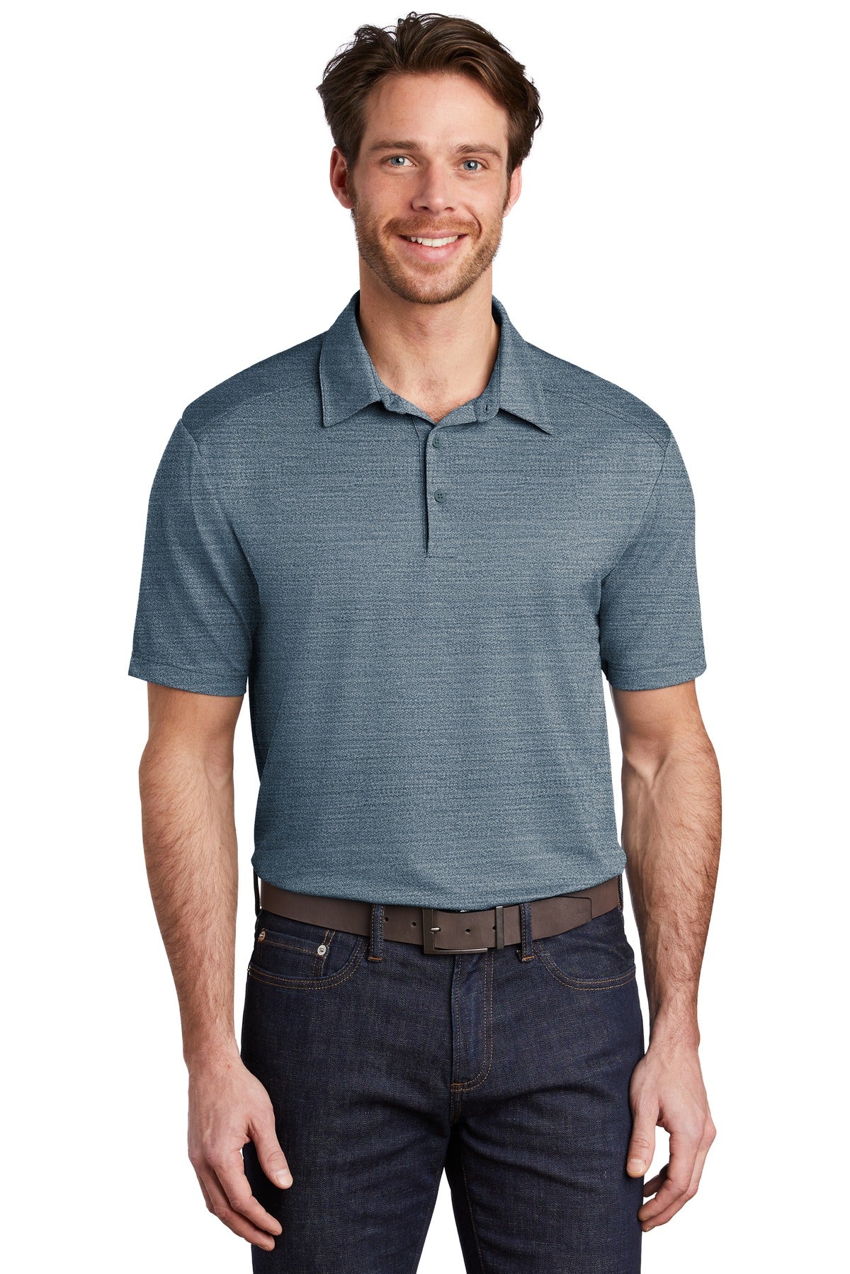 Port Authority ® Stretch Heather Polo