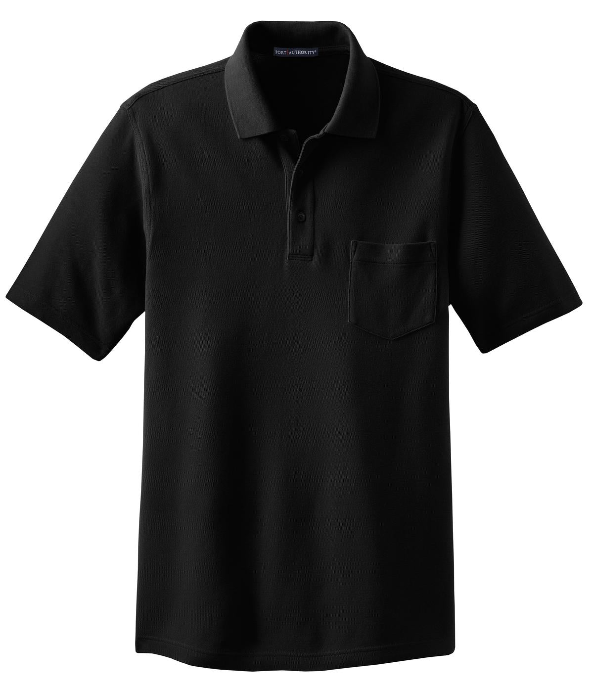 Port Authority® EZCotton Pique Pocket Polo