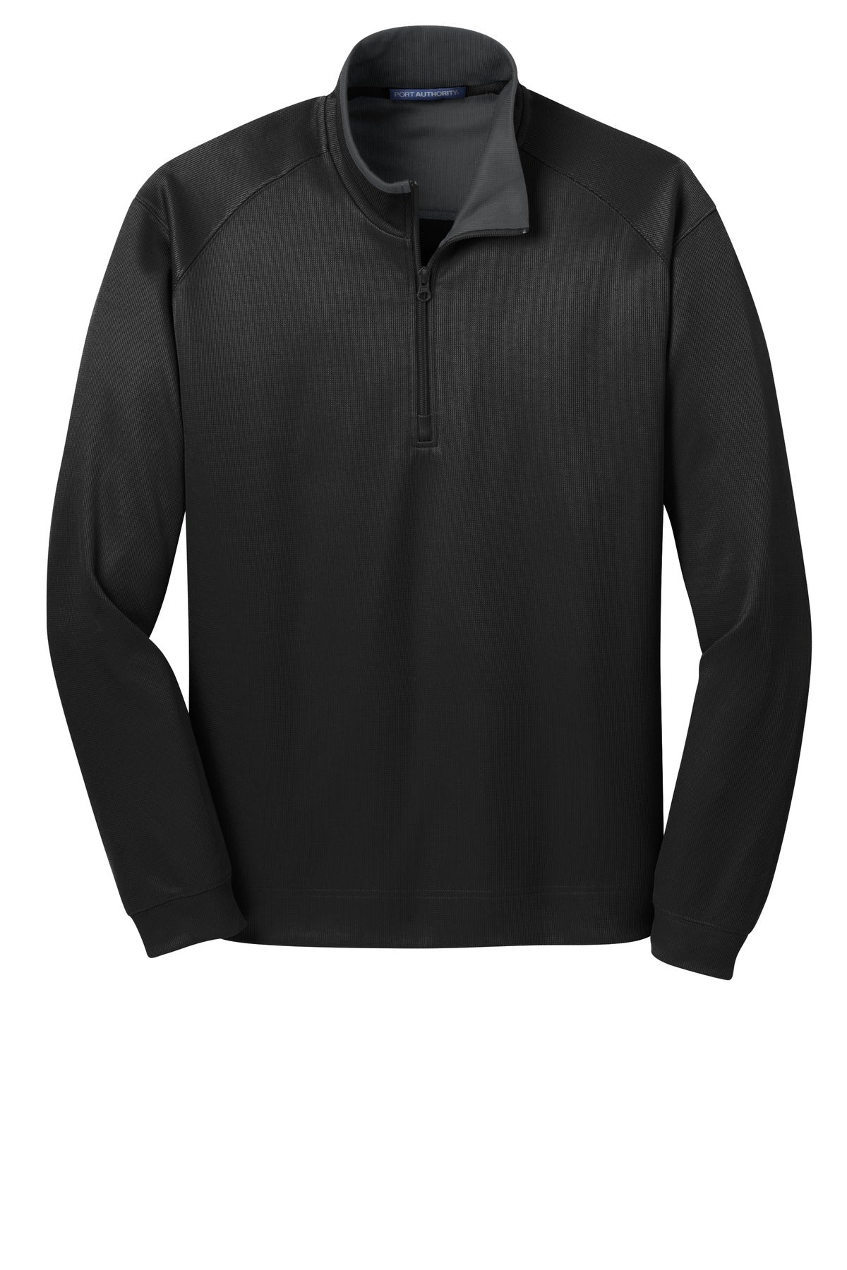 Port Authority® Vertical Texture 1/4-Zip Pullover