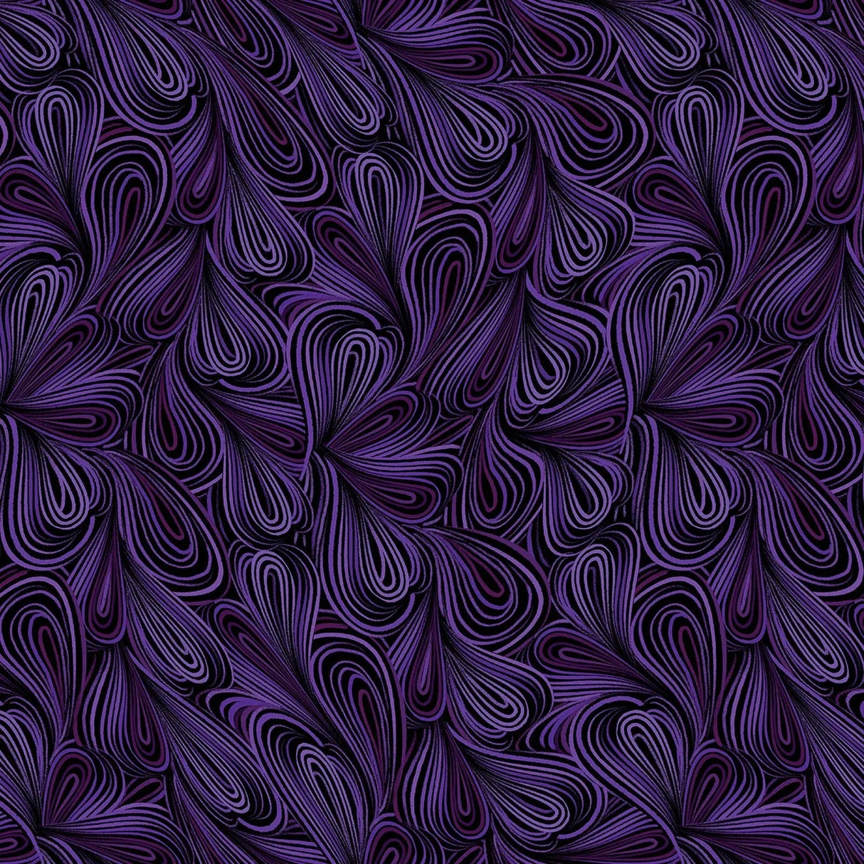 Cotton Wideback Fabric Purple Color Flow 108"