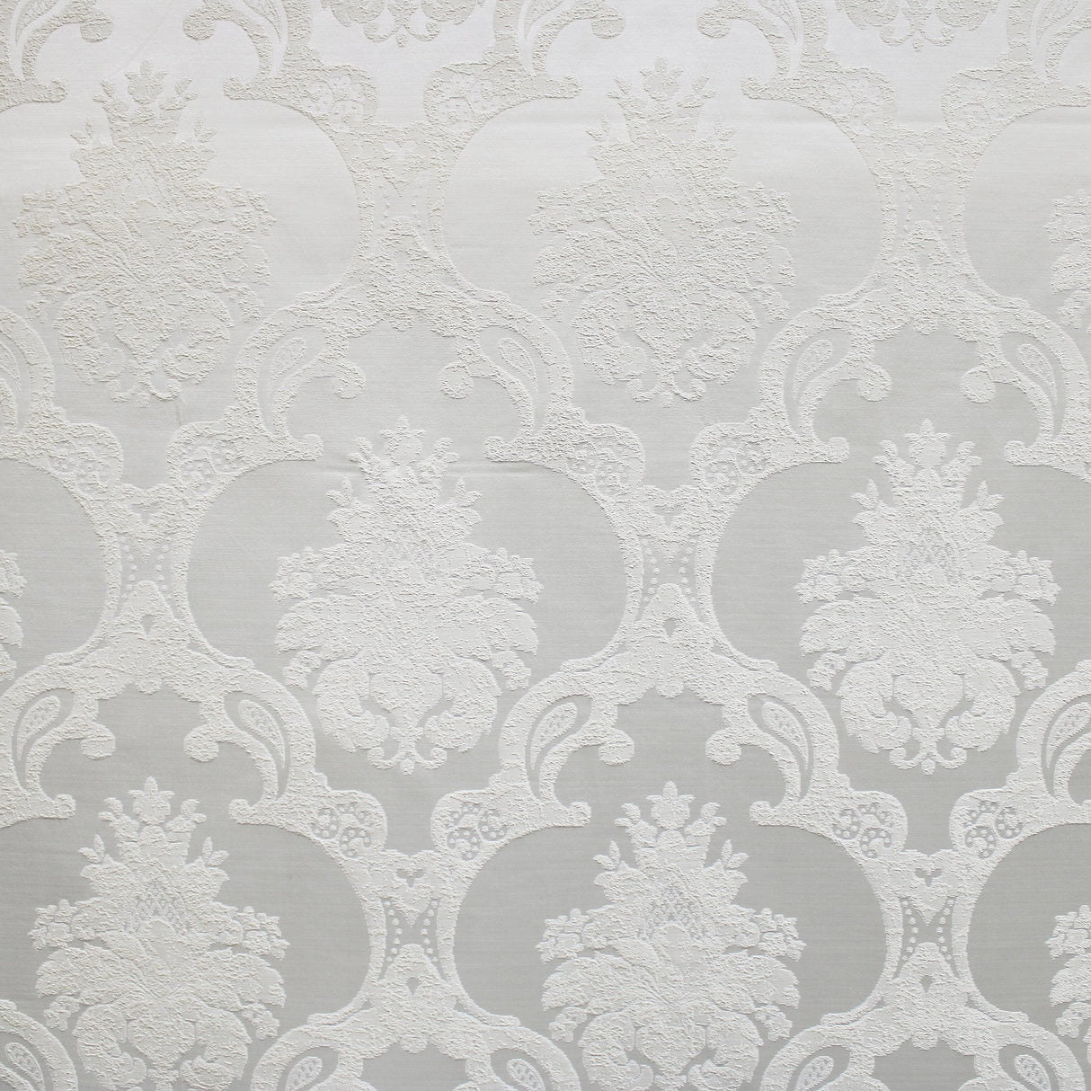 Katherine Textured Faux Silk Jacquard Fabric - Damask Pattern, 55" Width (1 Yard)