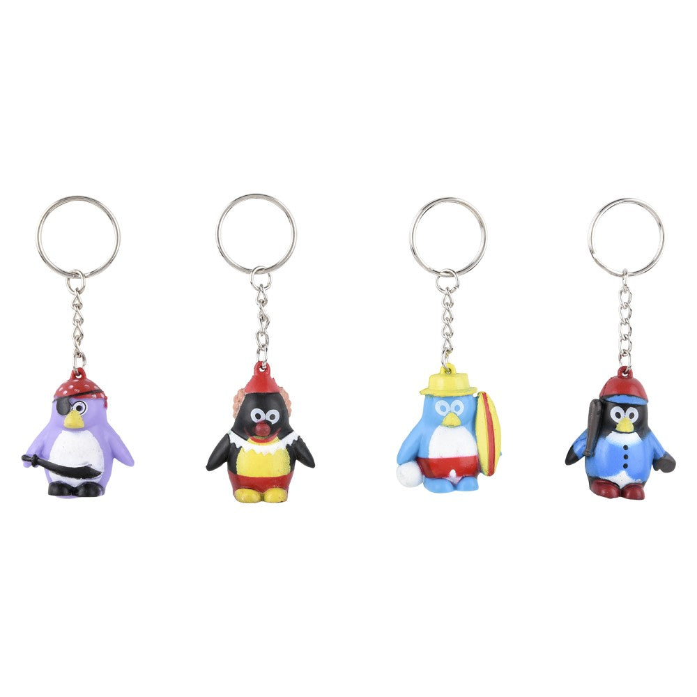 Penguin Keychain Collectible Assorted (20 Pc Poly Bag)
