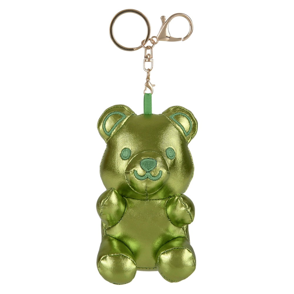 Metallic Yummy Bear Plush Clip On (1 DZ)