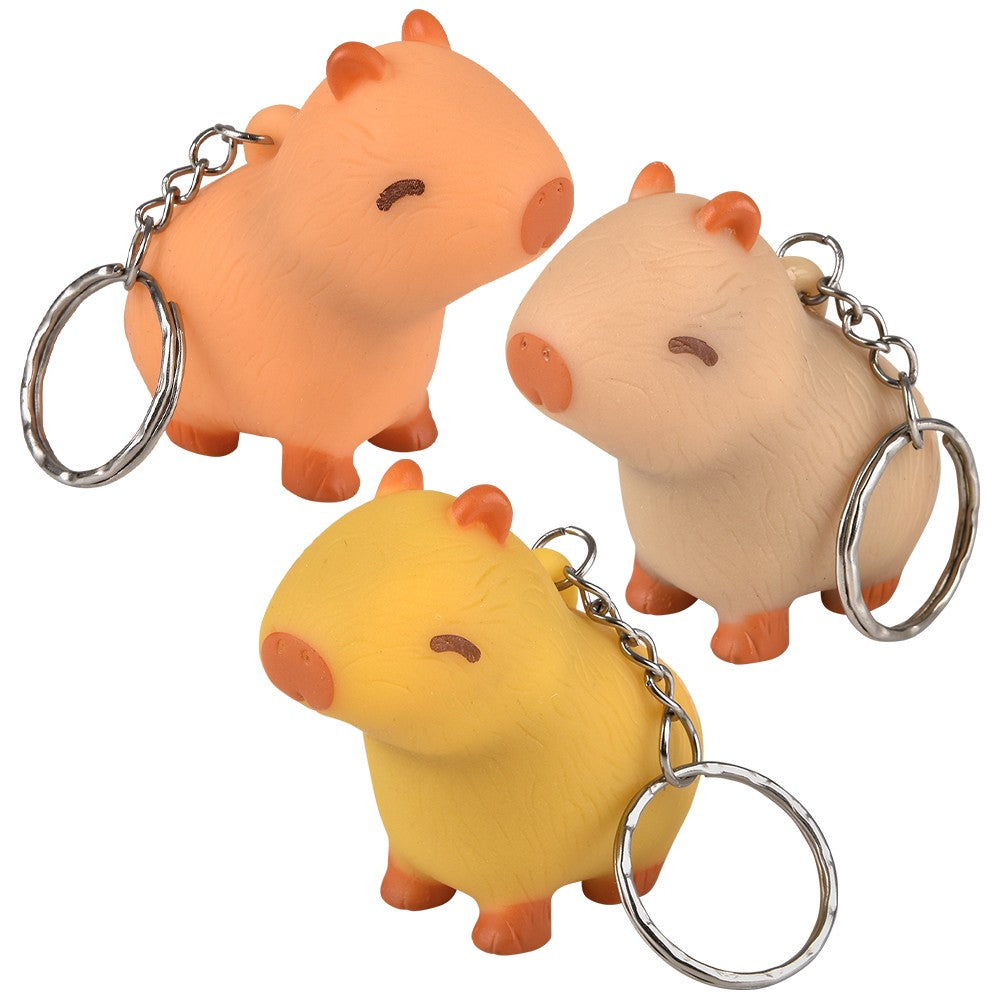 Pooping Capybara Keychain Display (24 Pc)