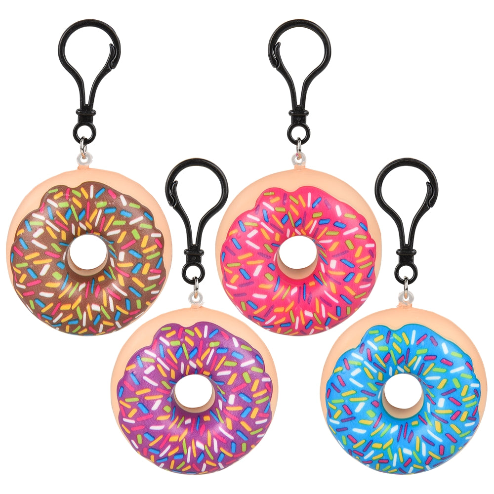 Squish Donut Backpack Clip (24 Pc Display)