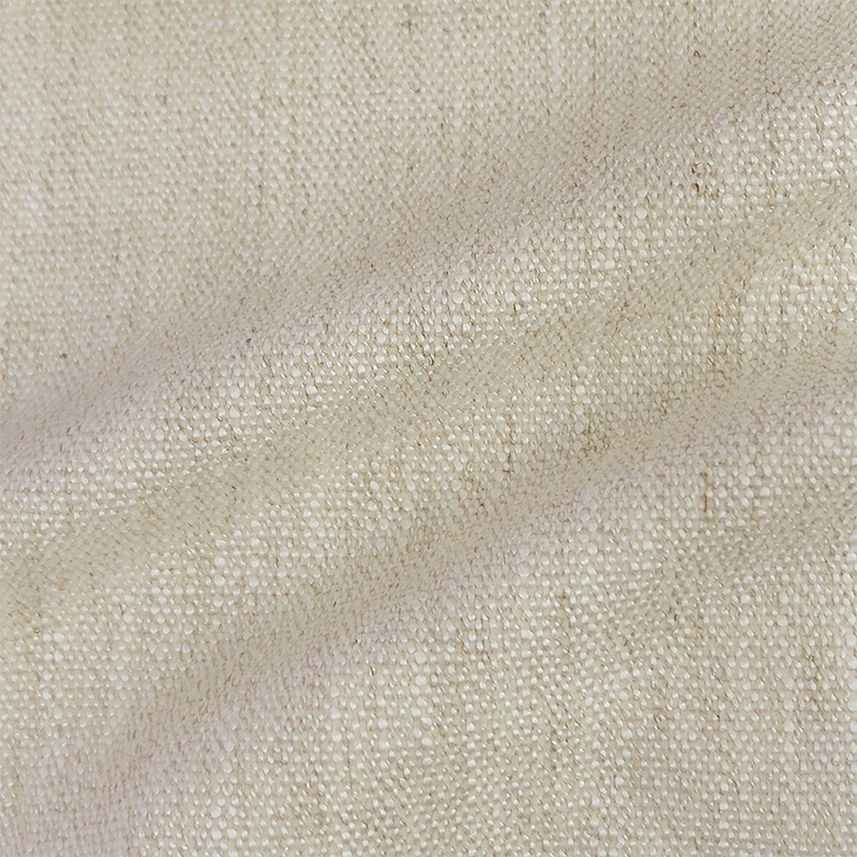 Keith Linen Blend Fabric - Natural Solid, 55" Width (1 Yard)
