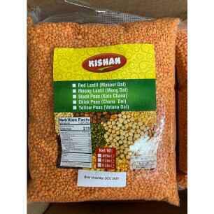 KISHAN RED LENTILS 4LB