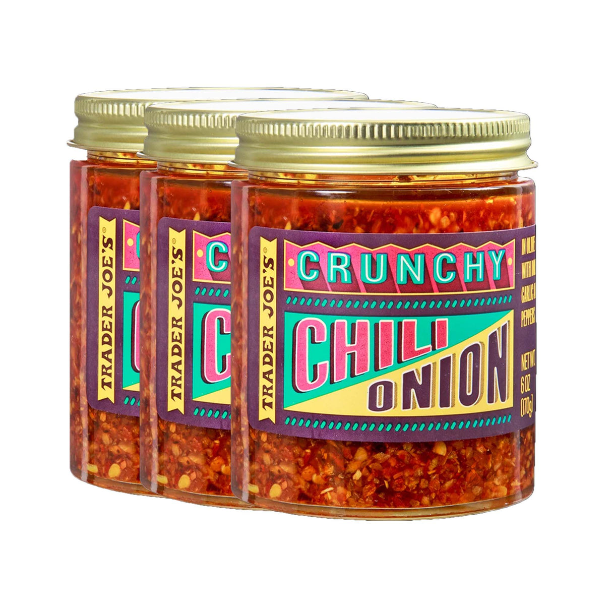 Trader Joe's Crunchy Chili Onion | 6 oz