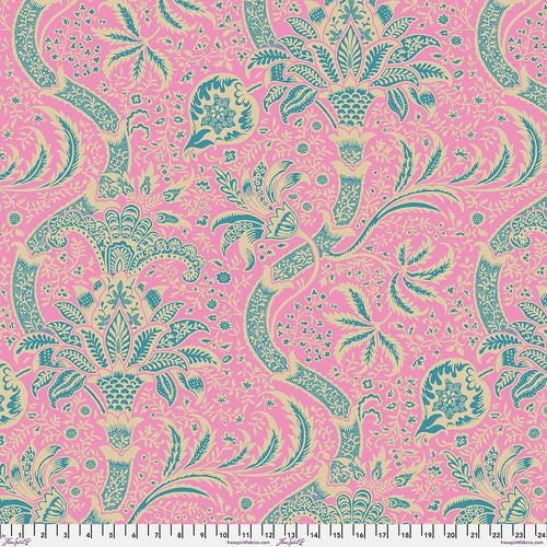 Quilting Cotton Kaffe Fassett x Morris & Co. Floral Indian Opera