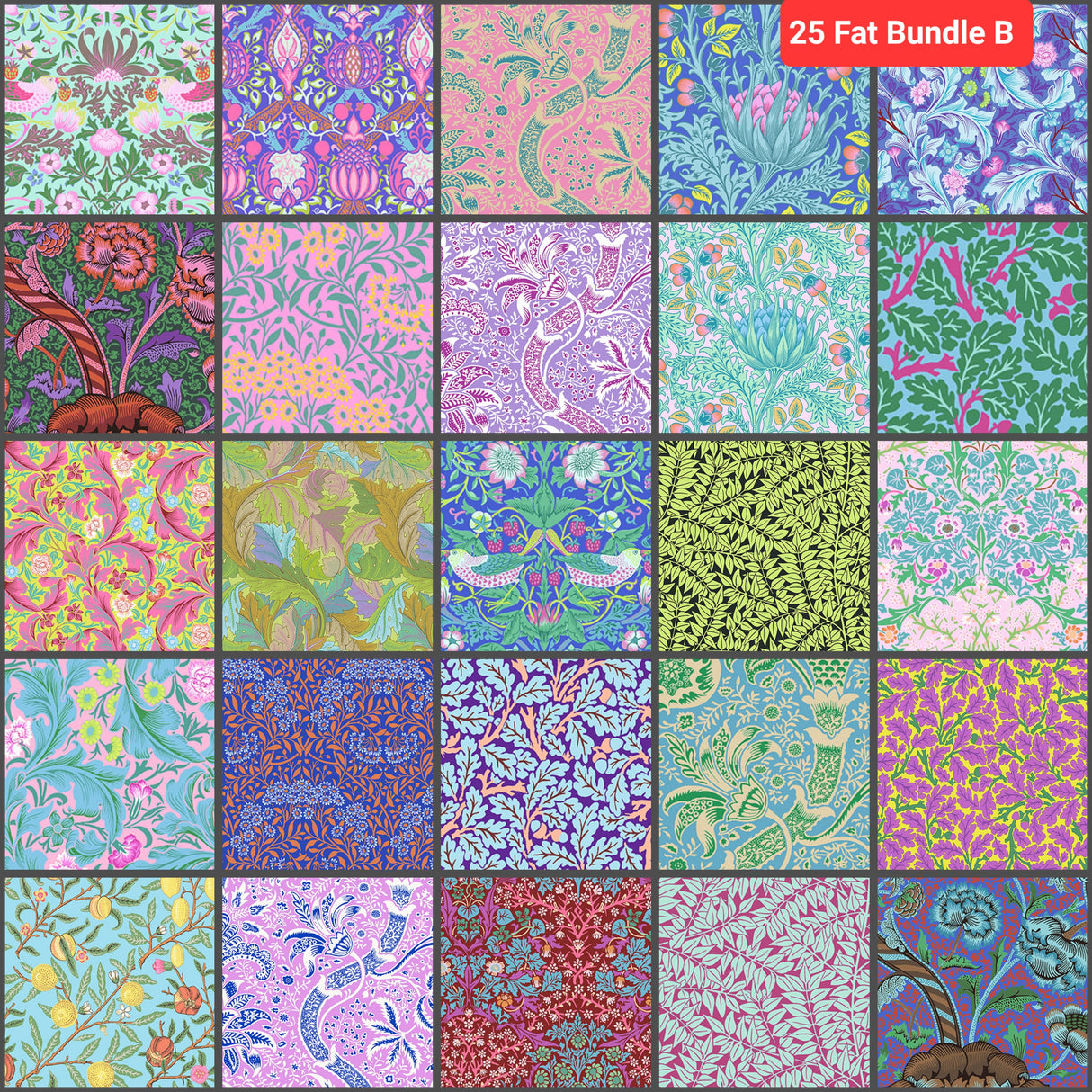 Fat Quarter Bundle Kaffe Morris William Morris Floral