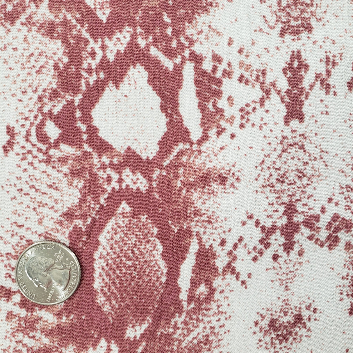 1 Yard Rayon Crinkle Dusty Rose Width 50/52" Apparel Fabric