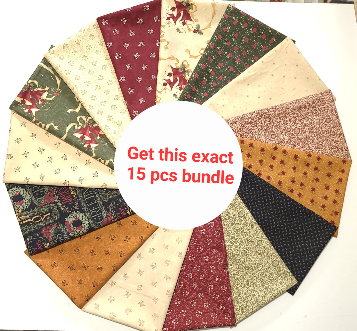 Fat Quarter Bundle A Vintage Christmas Moda Christmas