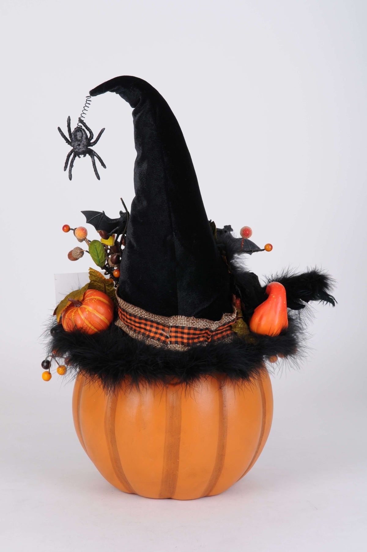 22" Karen Didion Lighted Fiber Optic Pumpkin