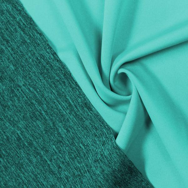 Karma Double Sided Heather Spandex Fabric - 4-Way Stretch, Heathered, 56/58" Width (1 Yard)