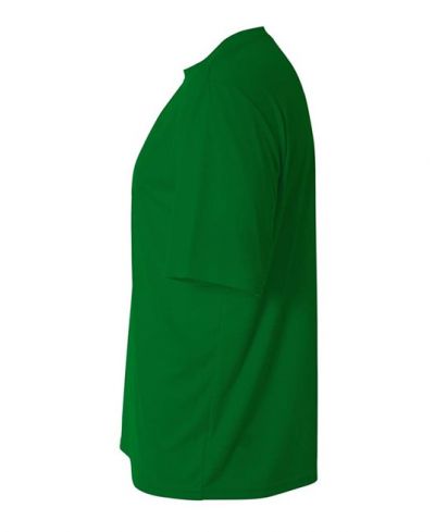 A4 NB3142 Youth Cooling Performance Crew Micro Poly Interlock Fabric - Kelly, 44+ UPF, Moisture Wicking (1 Piece)