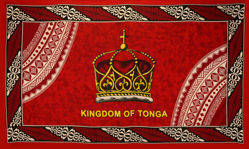 Polyester Tupenu Sarong Kingdom of Tonga Crown