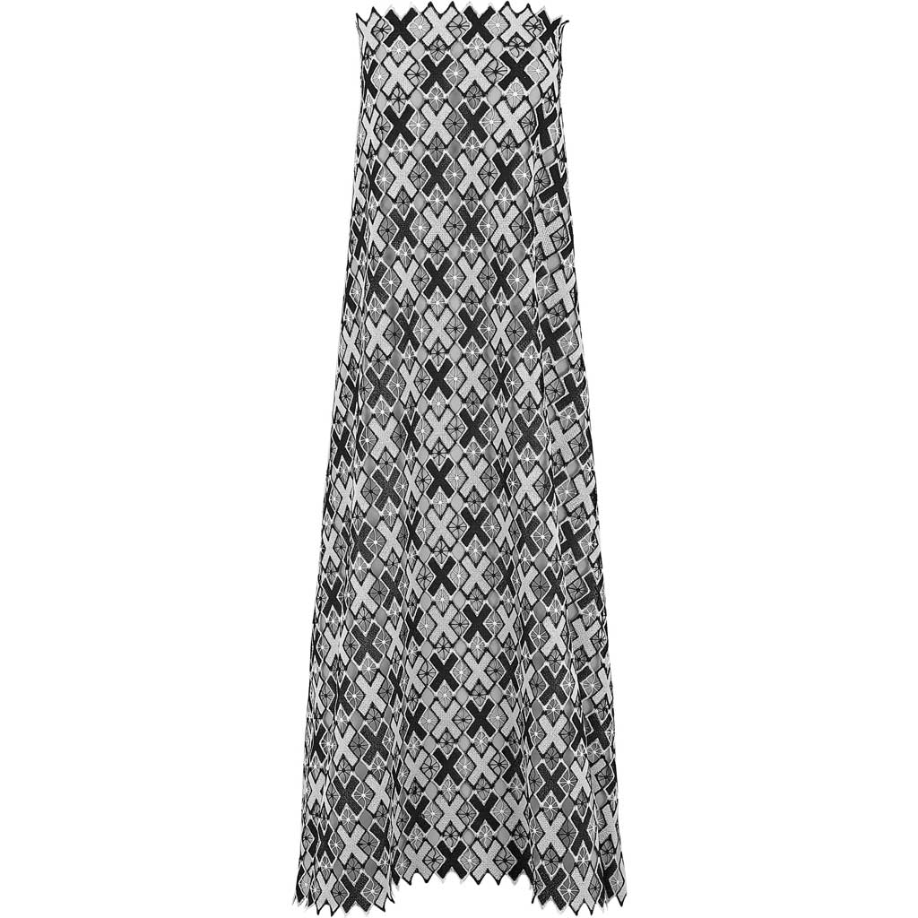 Mechanical Lace Black White