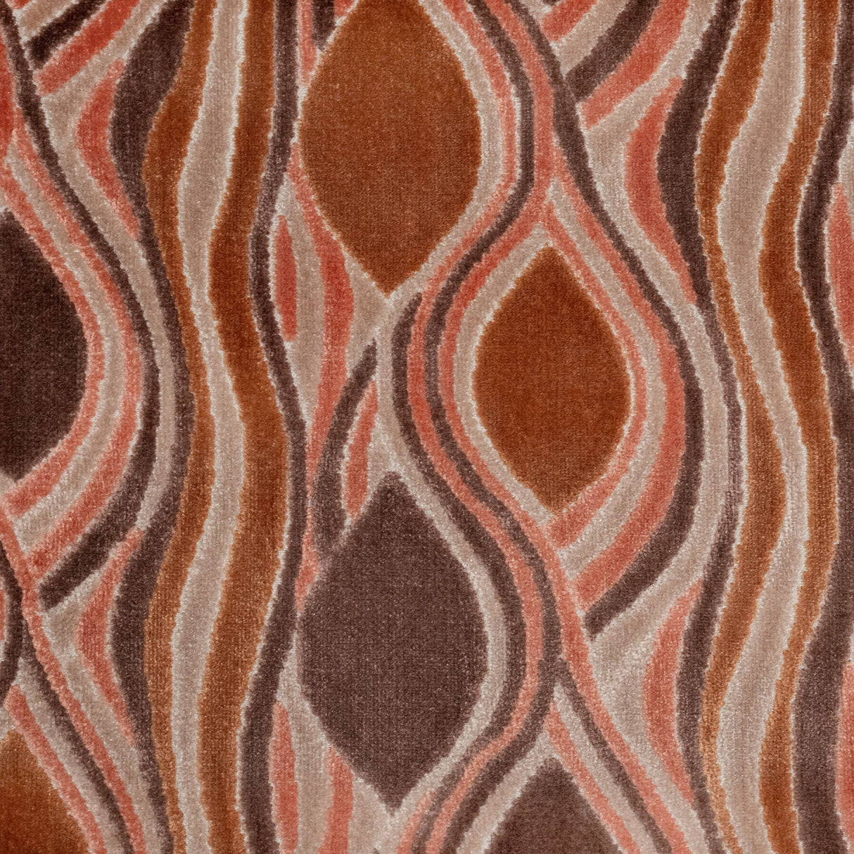 Cut Velvet Upholstery Fabric Knotty Pine
