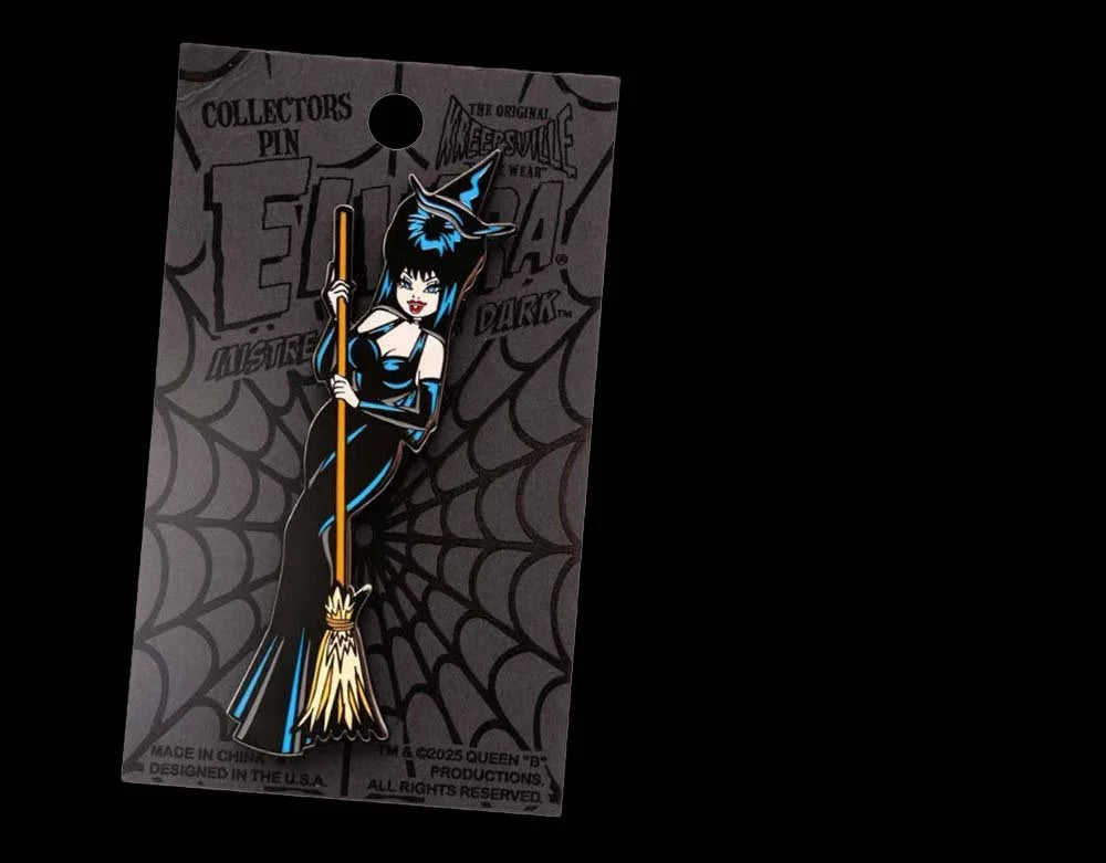 Elvira Standing Witch - Enamel Pin