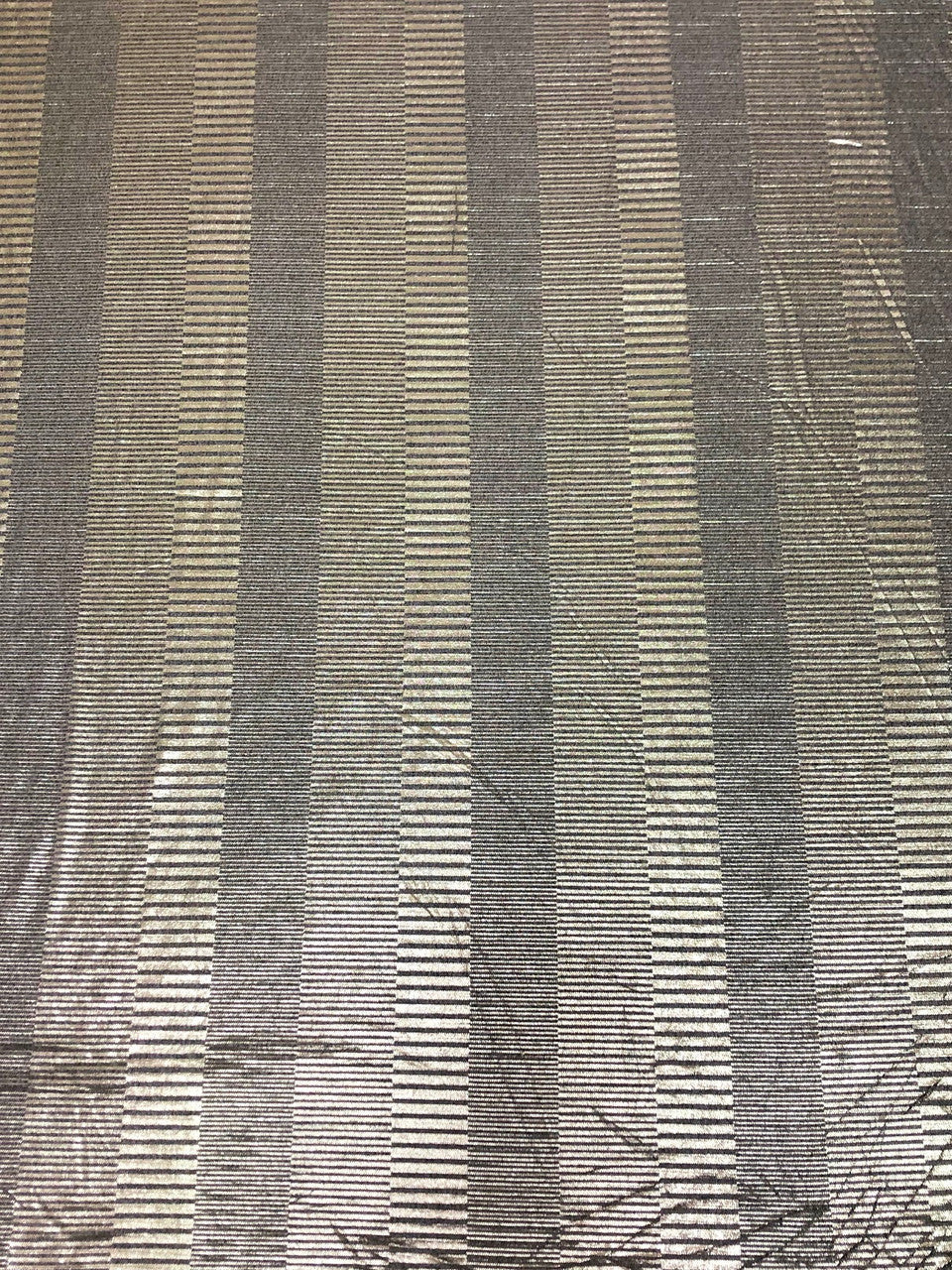 Textured 4X4 Ribbed Polyester Spandex Fabric - Gold Foil Stripes, Oatmeal, Black, Charcoal