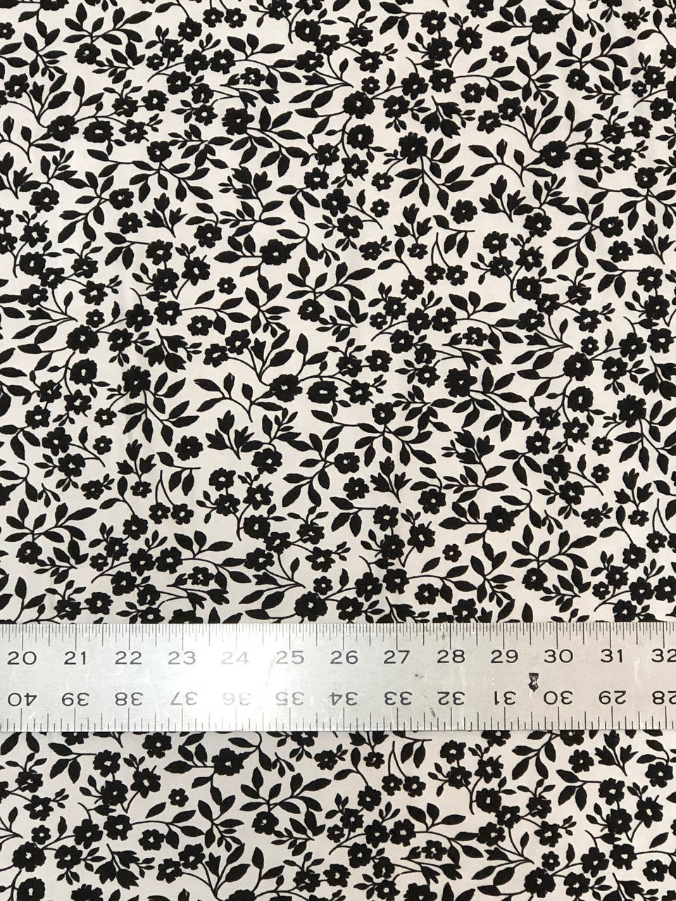 Big Letter Design Polyester Spandex Fabric - Dull Matte Black/Silver Foil, White, Black, Blue, 58" To 60" Width