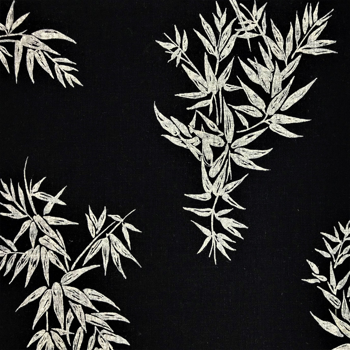 Linen Rayon Bamboo Print Fabric
